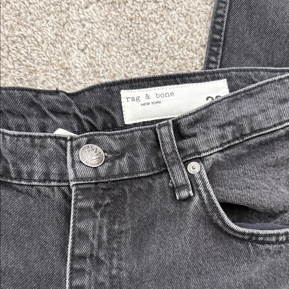 Rag & Bone The Shea -high-rise, relaxed, straight jeans NWT - Picture 8 of 11